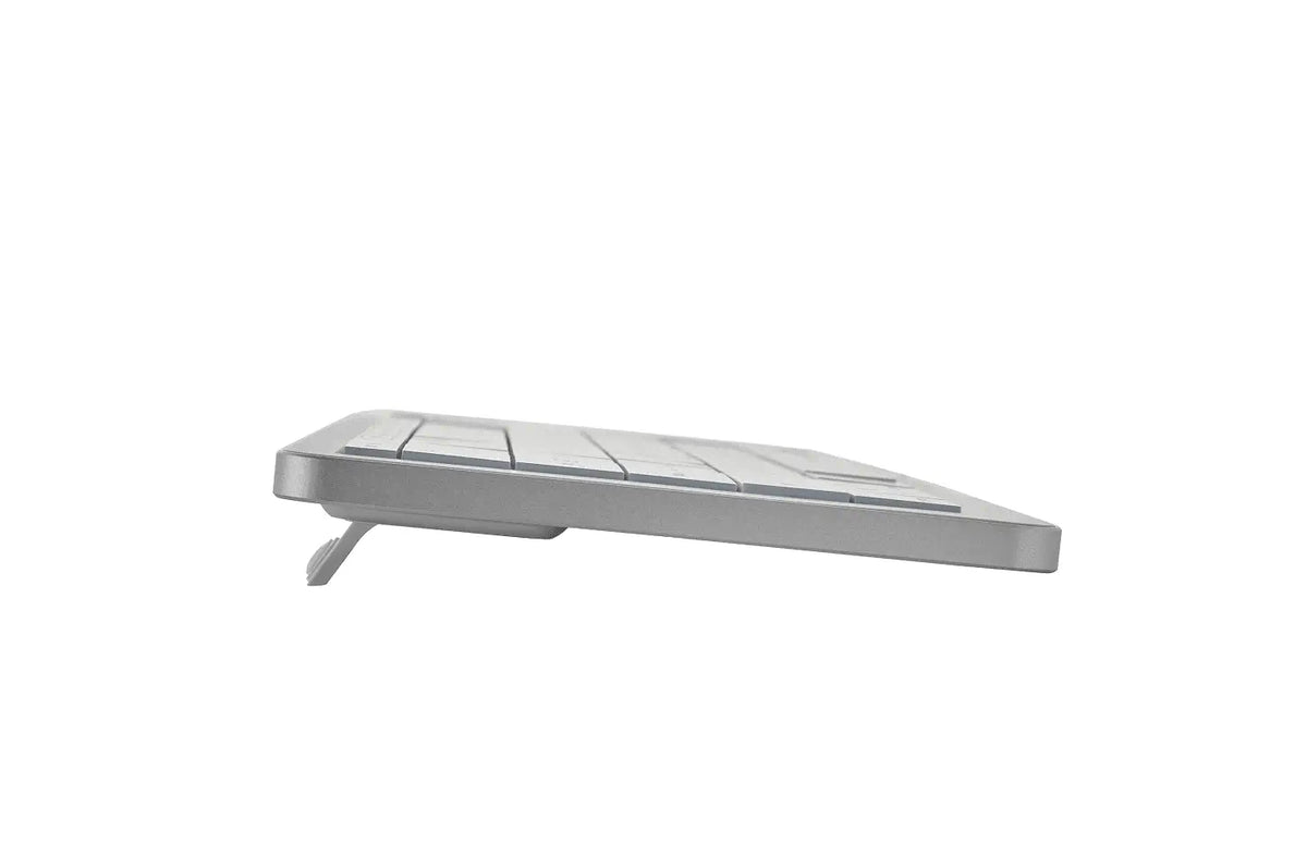 Clevetura S (IOS) - Compact Wireless Keyboard with Touch on the Keys - WHITE