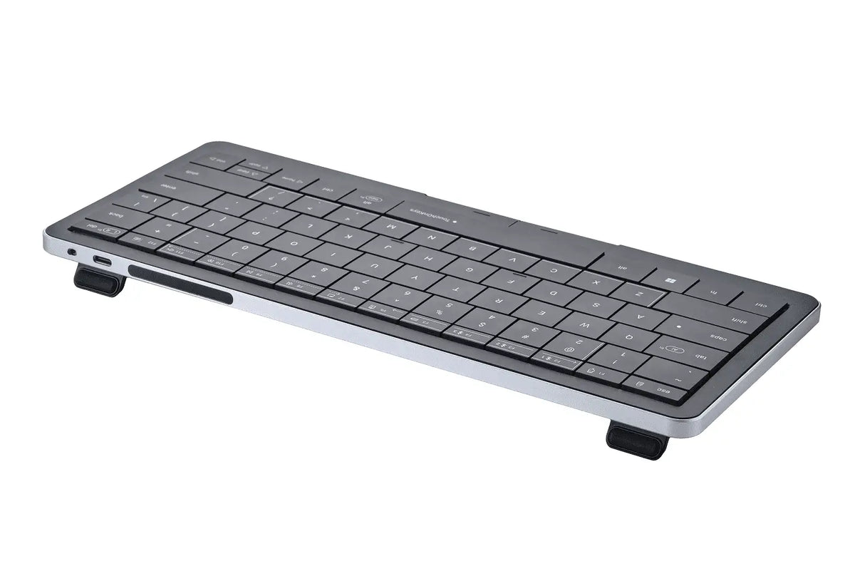 Clevetura S (Windows) — Compact Wireless Keyboard with Touch on the Keys - BLACK